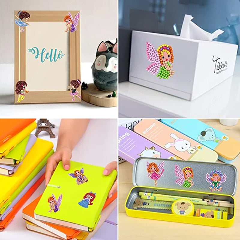 SparkleCraft - DIY Tekenfilm Diamant Schilderen voor Kinderen