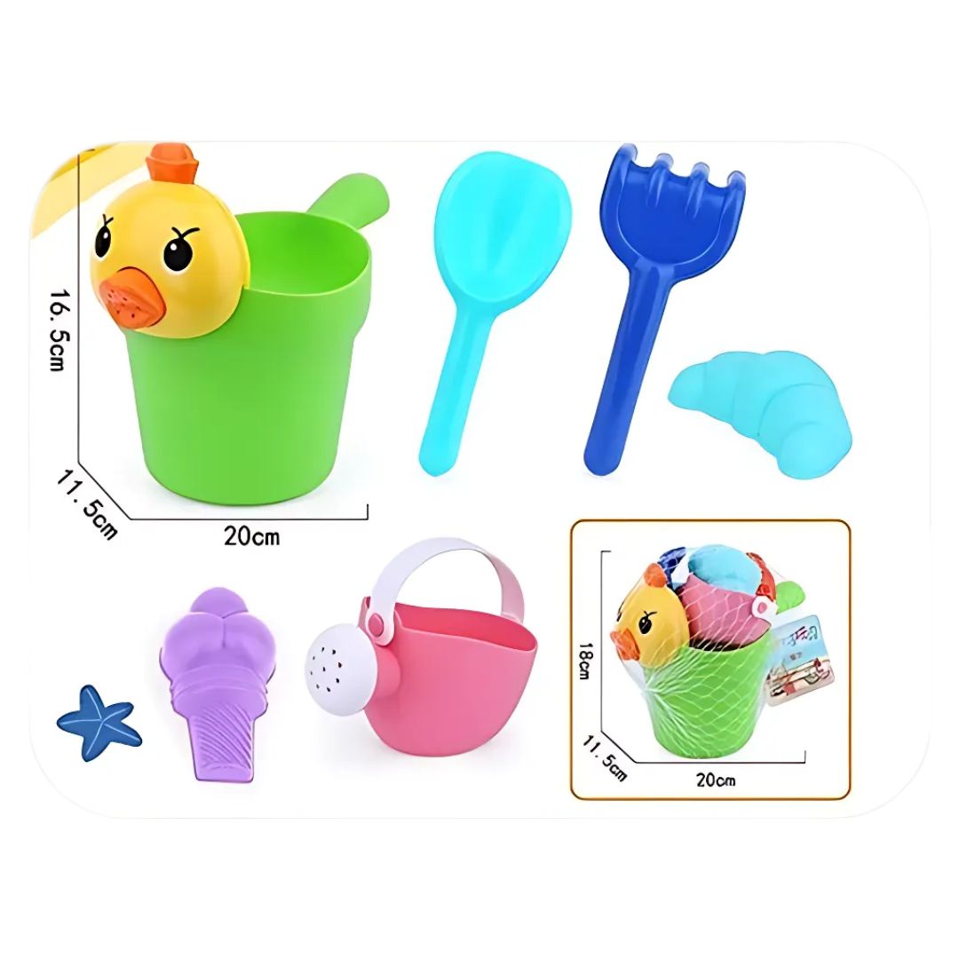 SandySprout – Strand Emmerspeelset voor Kinderen vanaf 2 Jaar – Stimuleert Creativiteit & Buiten Spelen