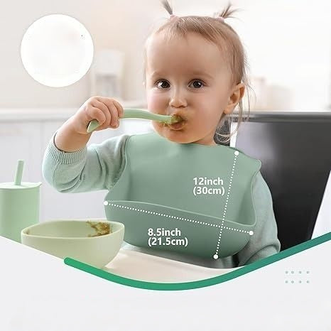 ComfyBib- Siliconen Baby Slabbetjes Waterdicht