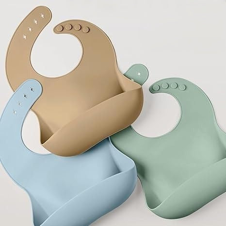 ComfyBib- Siliconen Baby Slabbetjes Waterdicht
