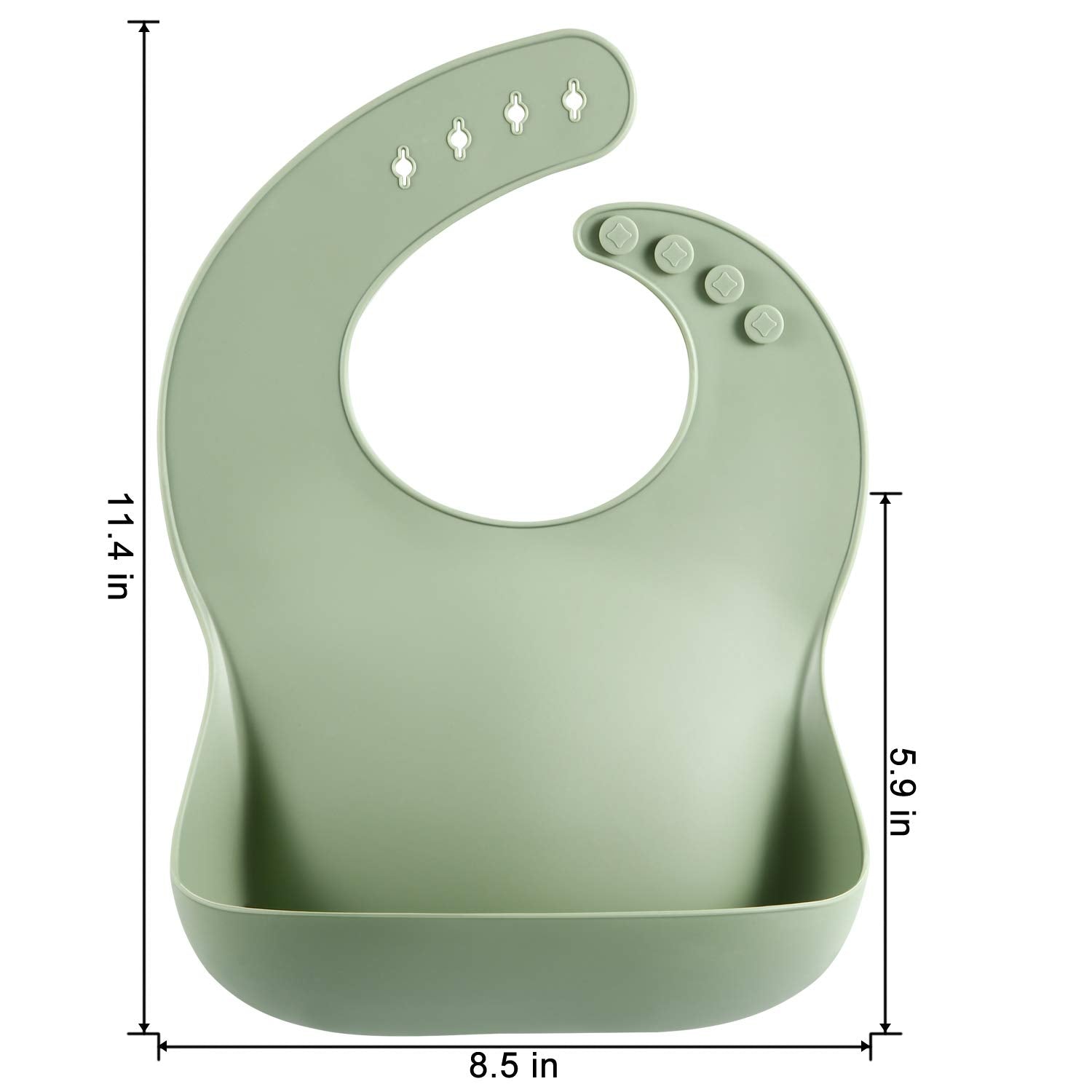 ComfyBib- Siliconen Baby Slabbetjes Waterdicht