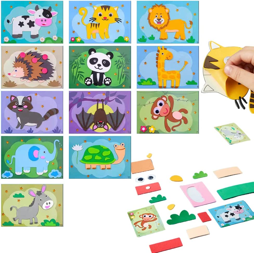 StickerPuzzles - Ambachten Handwerk Puzzel Speelgoed Viltdoek Sticker