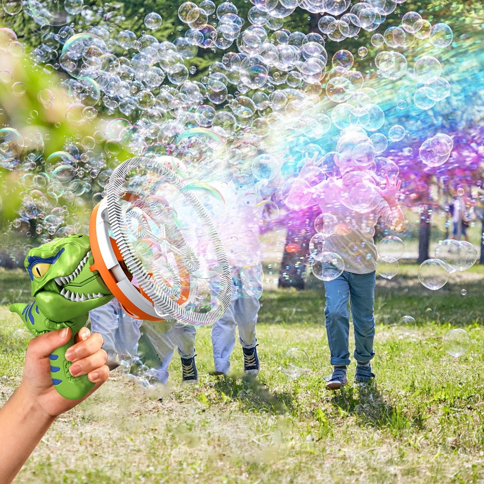 DinoBubble - Dinosaurus Bubbels Pistoolmachine Speelgoed