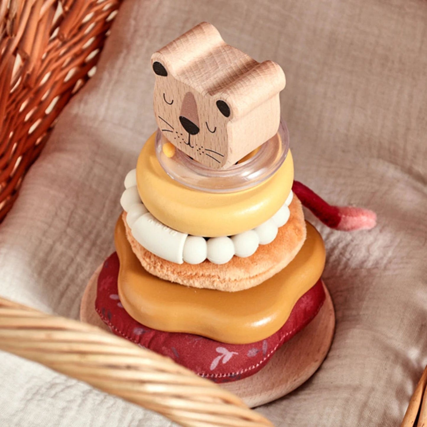 SiliStacks – Siliconen Stapelspeelgoed voor Baby's | Veilig bij het Tandjes Krijgen | Vanaf 6 Maanden