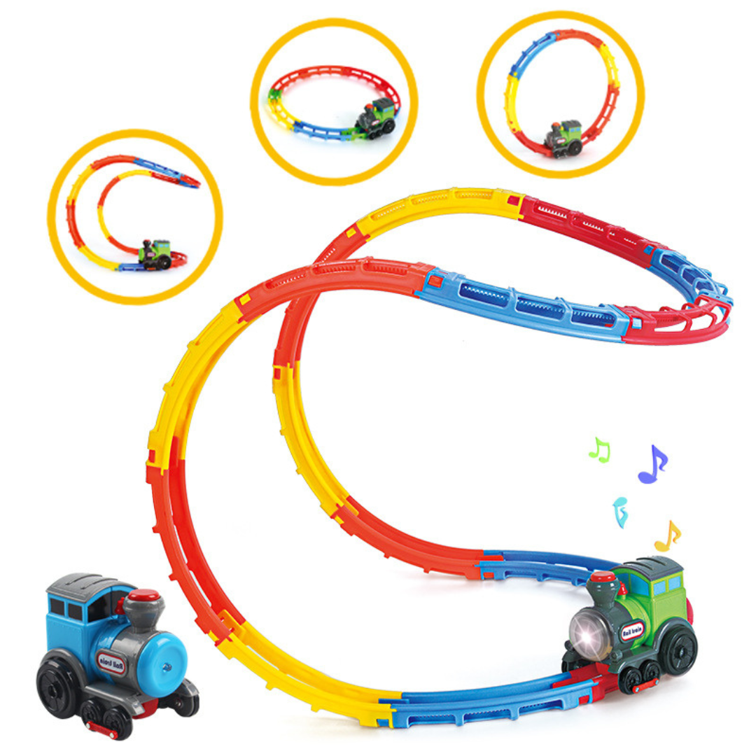 RailRush - Interactieve speelgoed motorset met licht en geluid