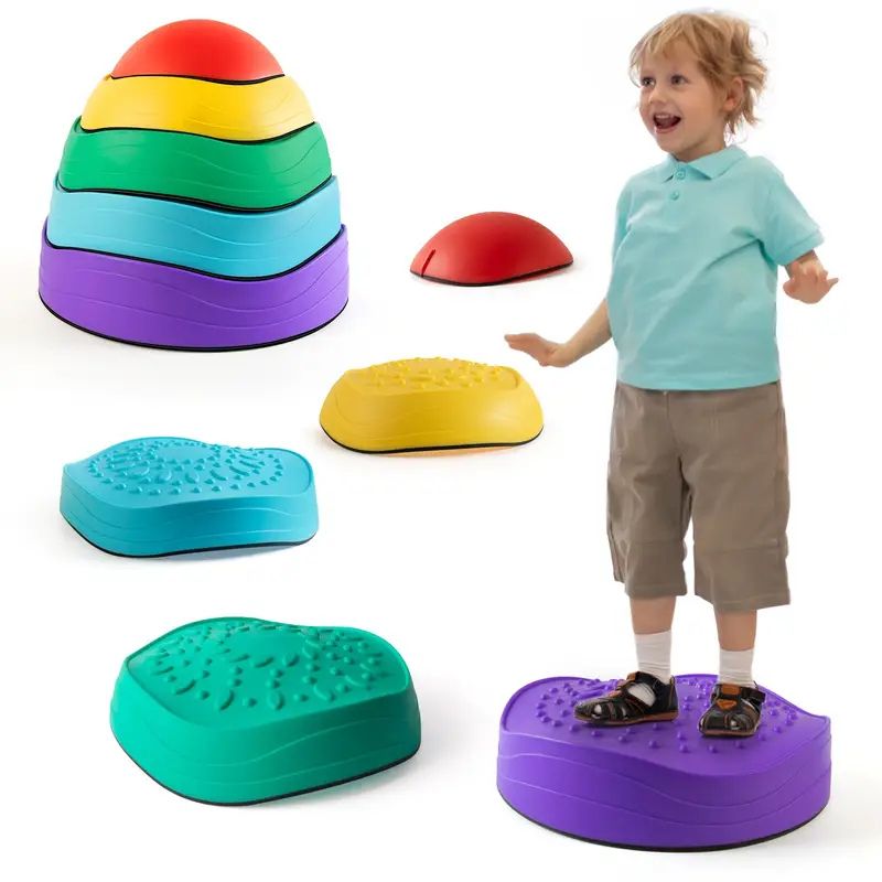 Step&Balance – Sensorische Balansstenen voor Kinderen vanaf 3 Jaar – Versterkt Evenwicht & Beweging