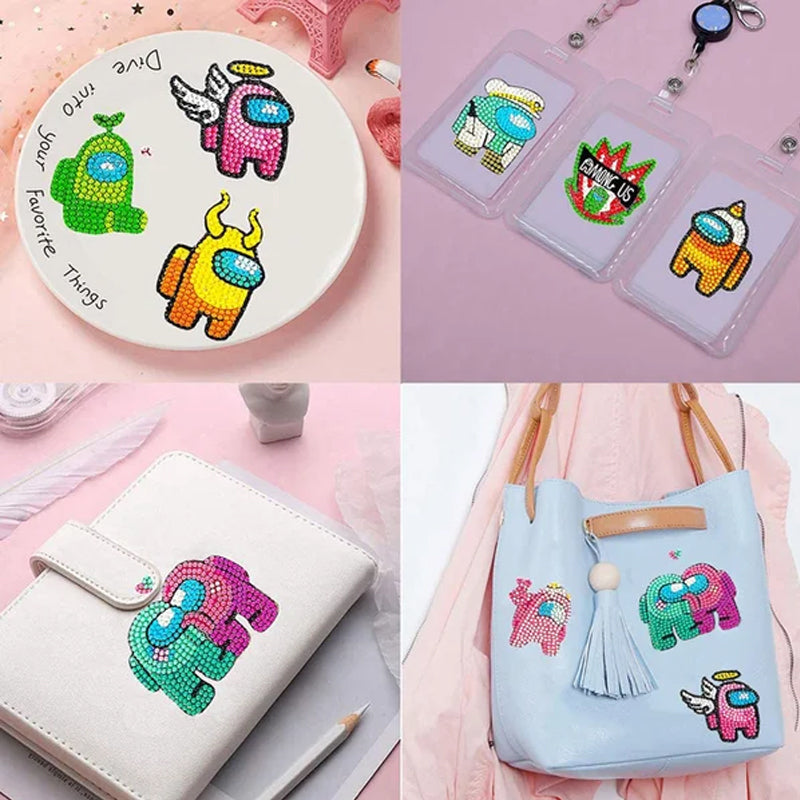 SparkleCraft - DIY Tekenfilm Diamant Schilderen voor Kinderen