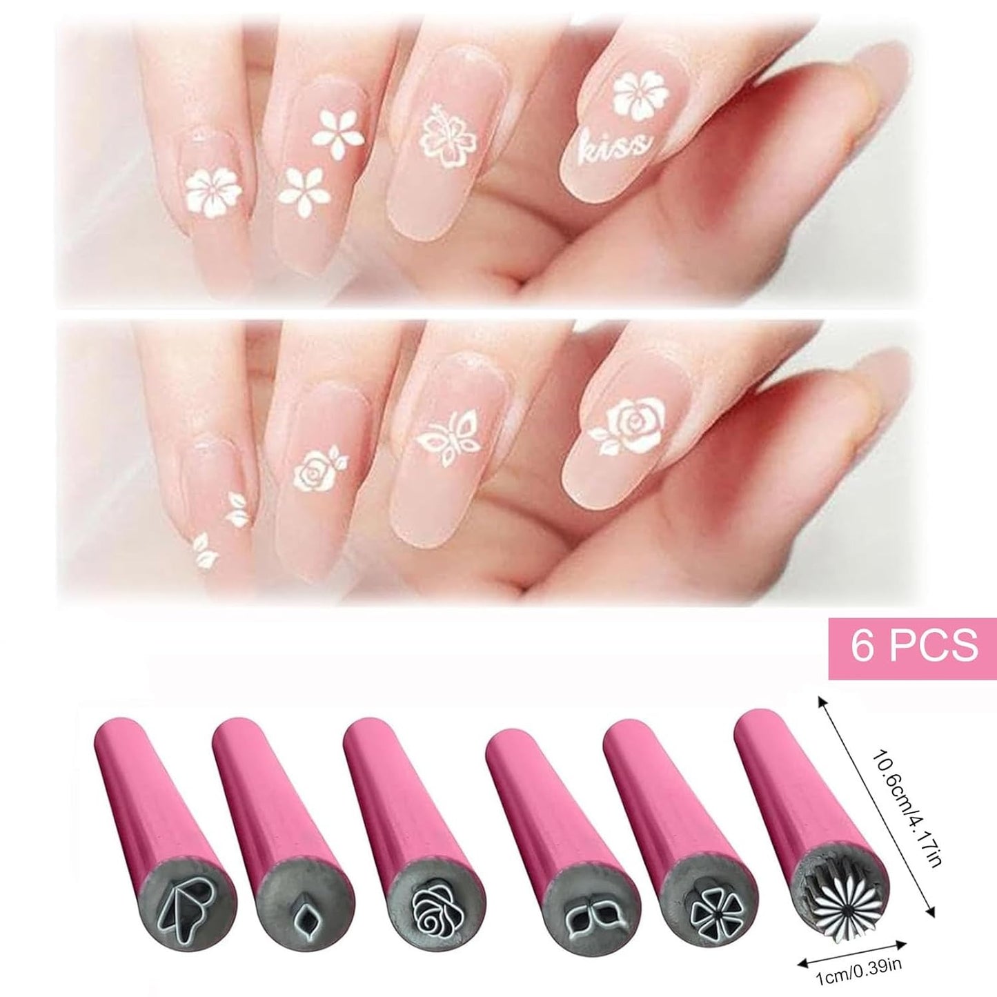 NailArt - 6PCS Nail Art Stempel Pen Set