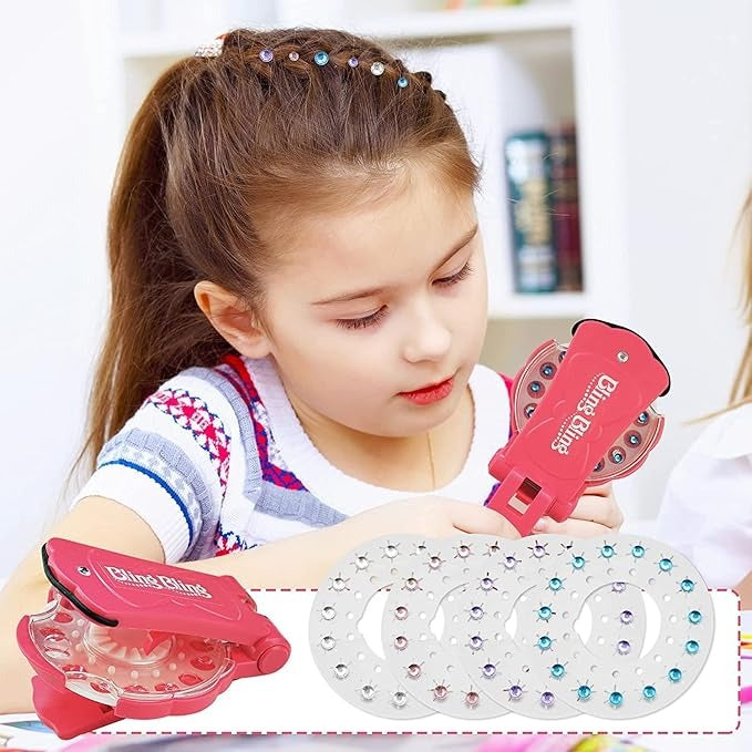 GlamTwist - Magische Vlechten met Edelstenen in Enkele Seconden!