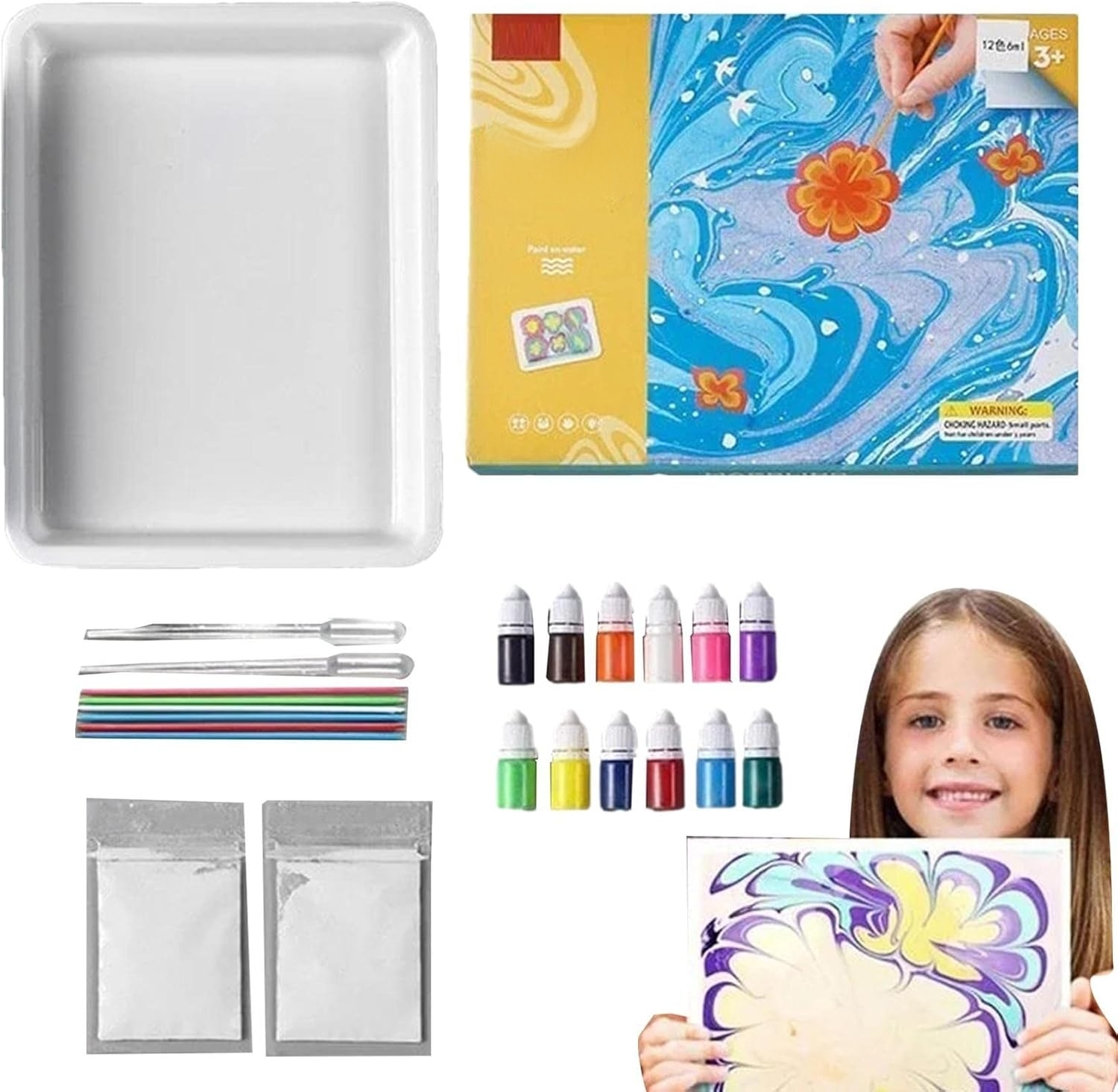 SplashArt - Water Marmer Schilderset voor Kinderen