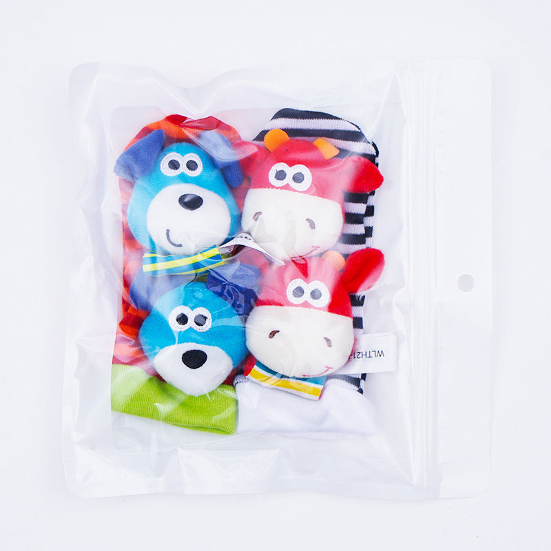SensoryPlush- Zachte, rammelende sokken en polsbandjes voor vroege verkenning