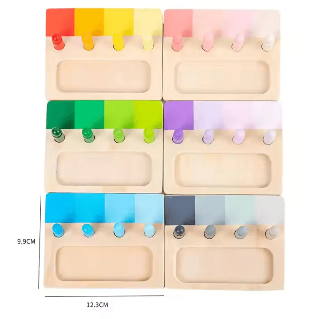 RainbowMatchers – Montessori Leerbord Voor Kinderen Vanaf 3 Jaar – Verbetert Fijne Motoriek