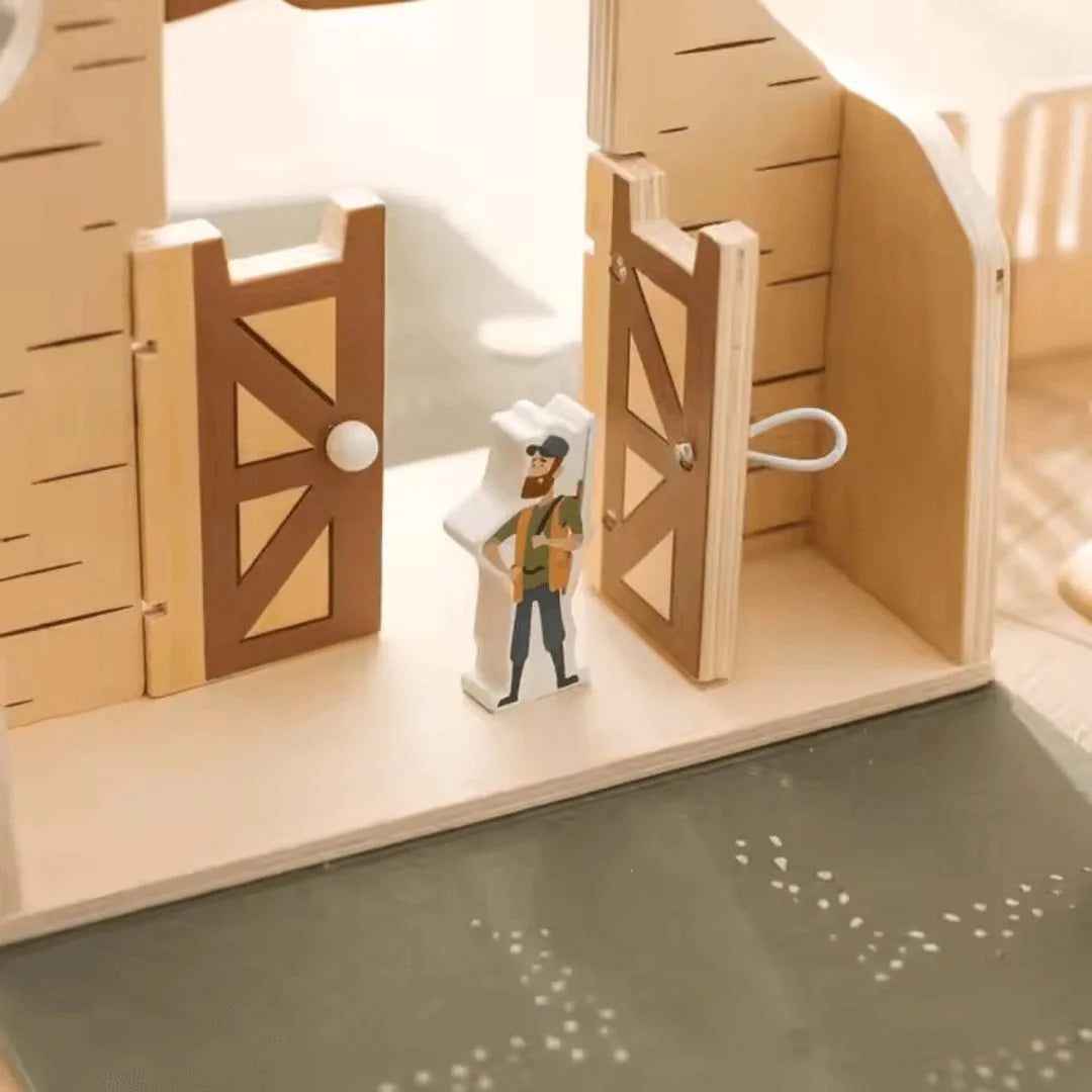 DinoQuest – Houten Dinosaurussen Park Set Voor Kinderen Vanaf 3 Jaar – Stimuleert Fantasierijk Spel