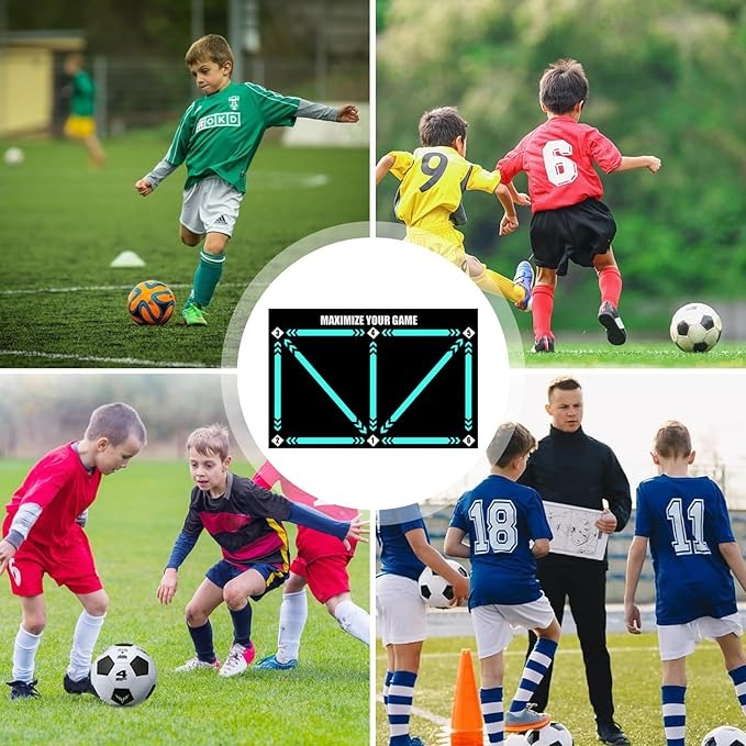 SoccerMaster- Rubbermat met antislip voor voetbaltraining