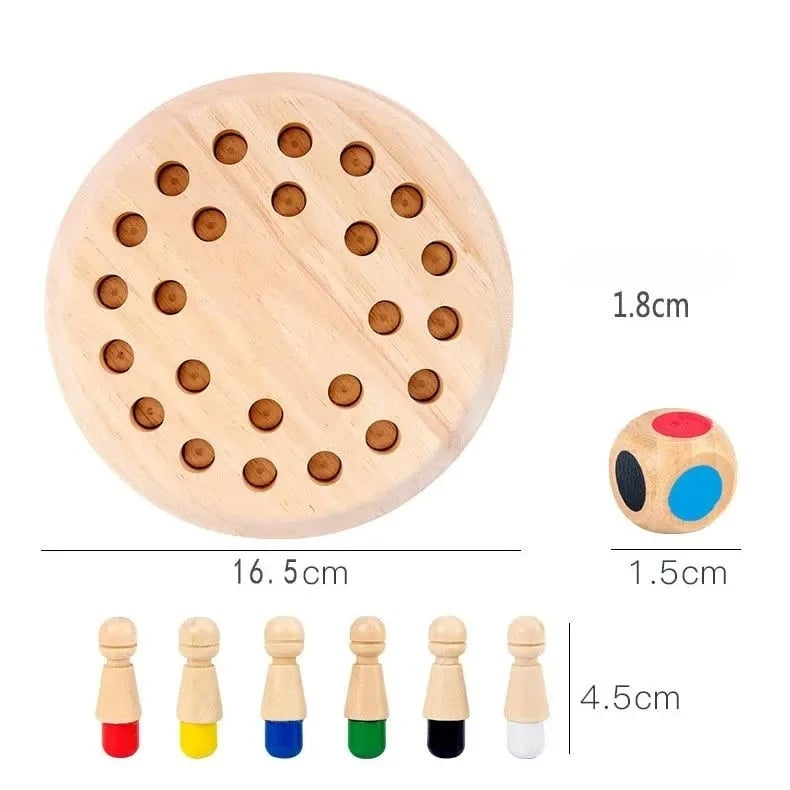 MemoryMinds- Leuk houten geheugenspel voor het ontwikkelen van cognitieve vaardigheden