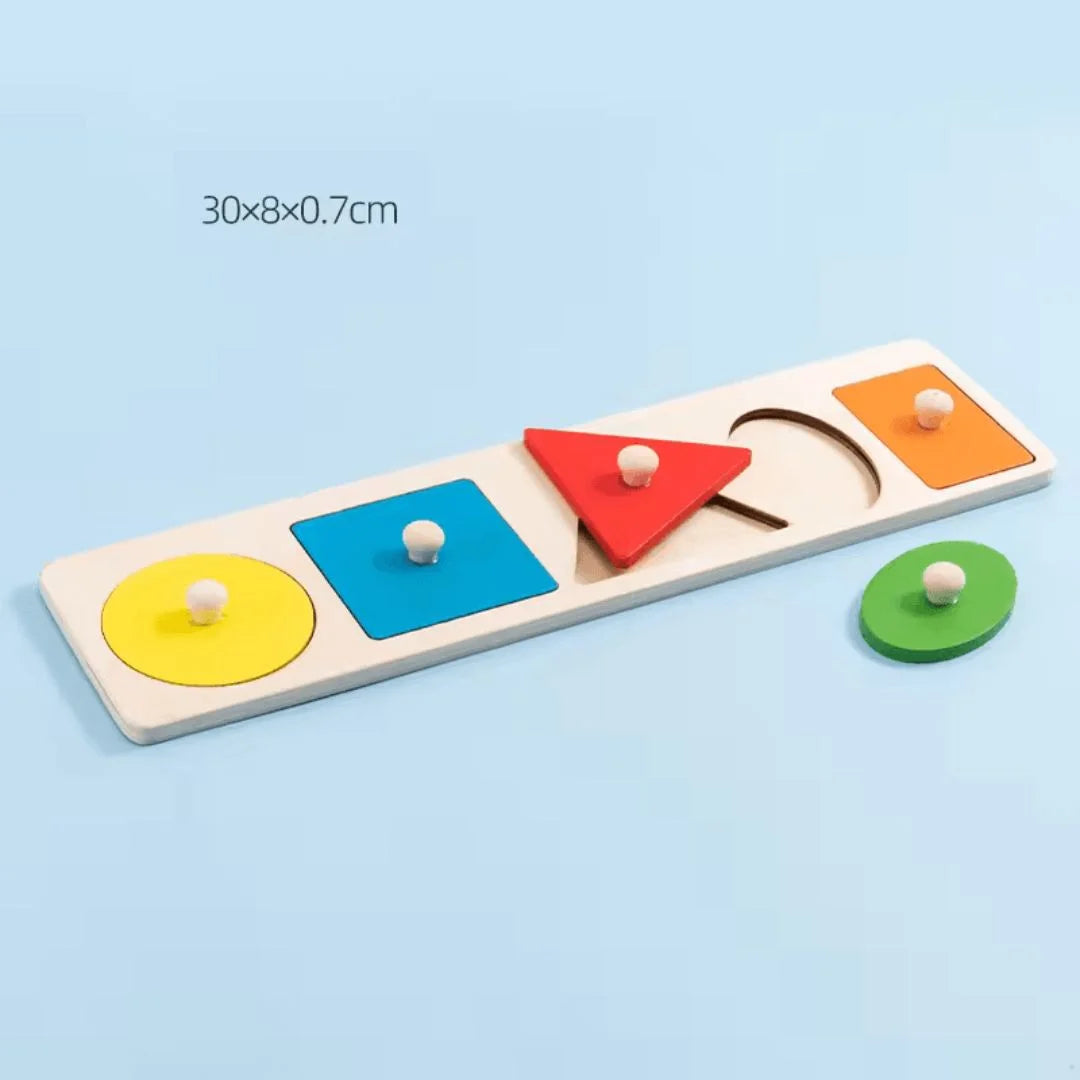 GeoPlay – Geometrische Puzzel Voor Kinderen Vanaf 3 Jaar – Verbetert Ruimtelijk Inzicht
