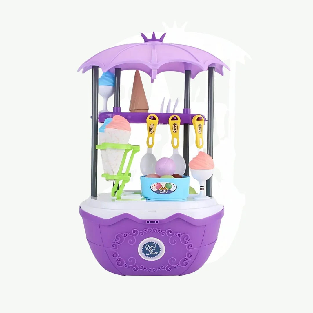 SugarStroll – Kinder Snoep- en IJskar Speelset – Rollenspel voor Peuters en Kleuters