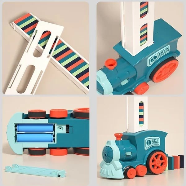 DominoExpress - Domino Trein Automatische Speelgoed Blokken Set