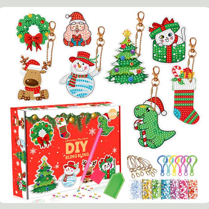 ChristmasGems - DIY Diamant Kunstkerst Knutselset