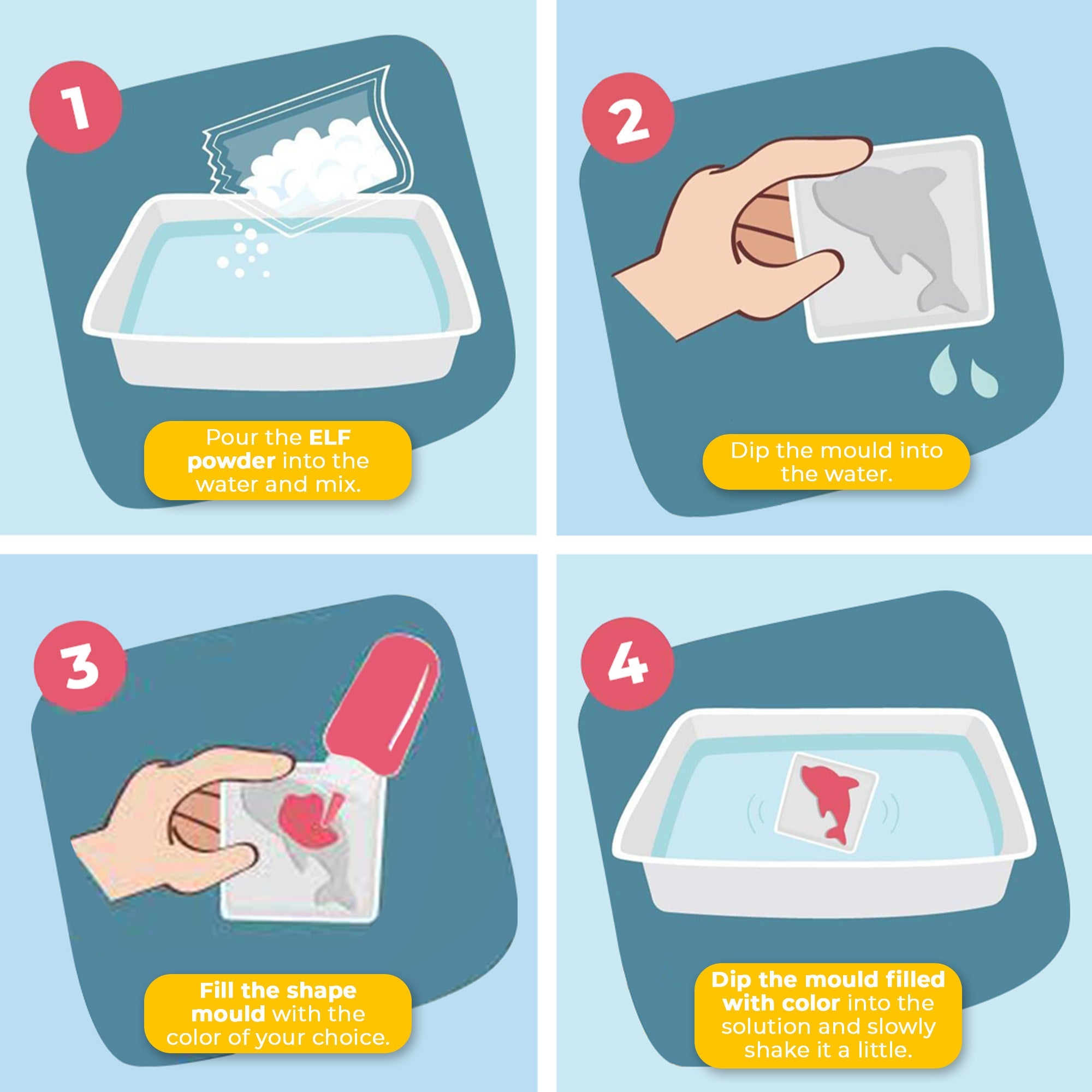 AquaFairyGel - DIY Magische waterelfen-set