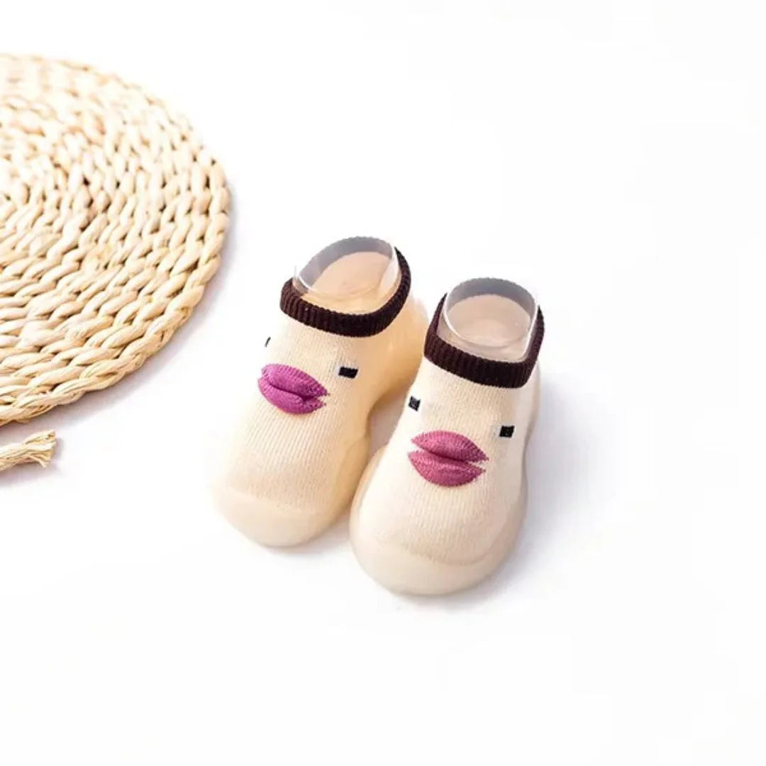 TinySteps - Baby Slip-On Schoensokken vanaf 6 Maanden - Zacht Antislip Comfort