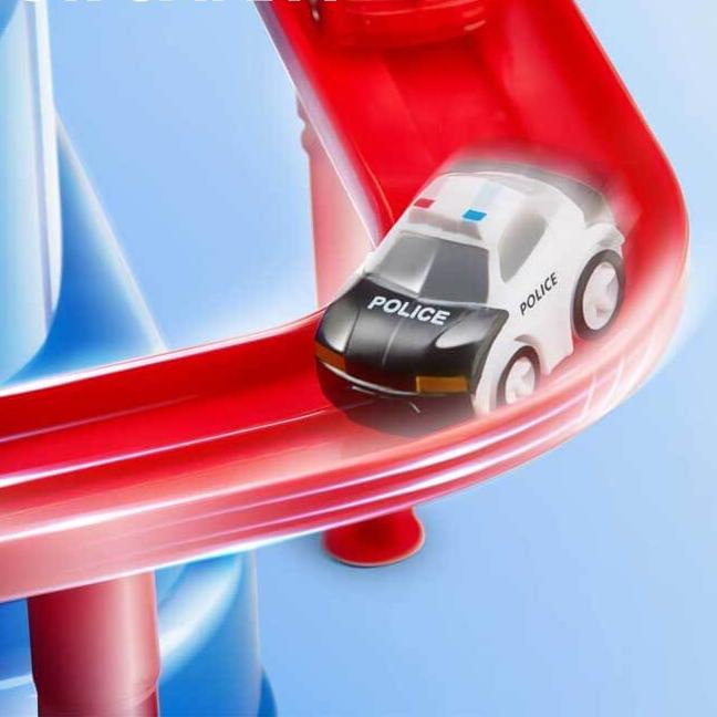 AdventureWheels - Auto Avontuur 2 in 1 Baan Speelgoed Set