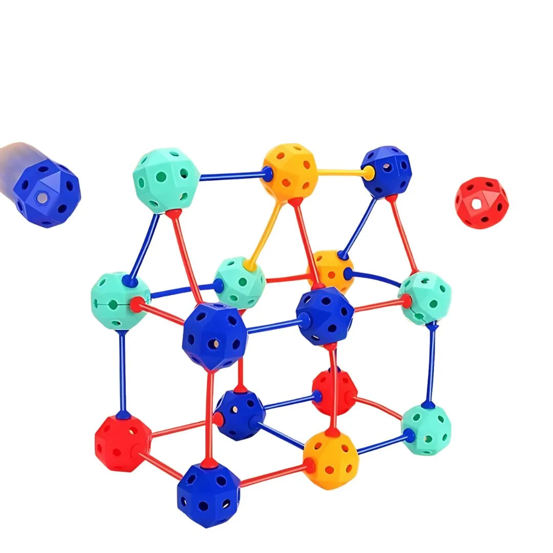 CreativeBuild – 3D Geometrische Bouwblokken Voor Kinderen Vanaf 3 Jaar – Verbetert Fijne Motoriek