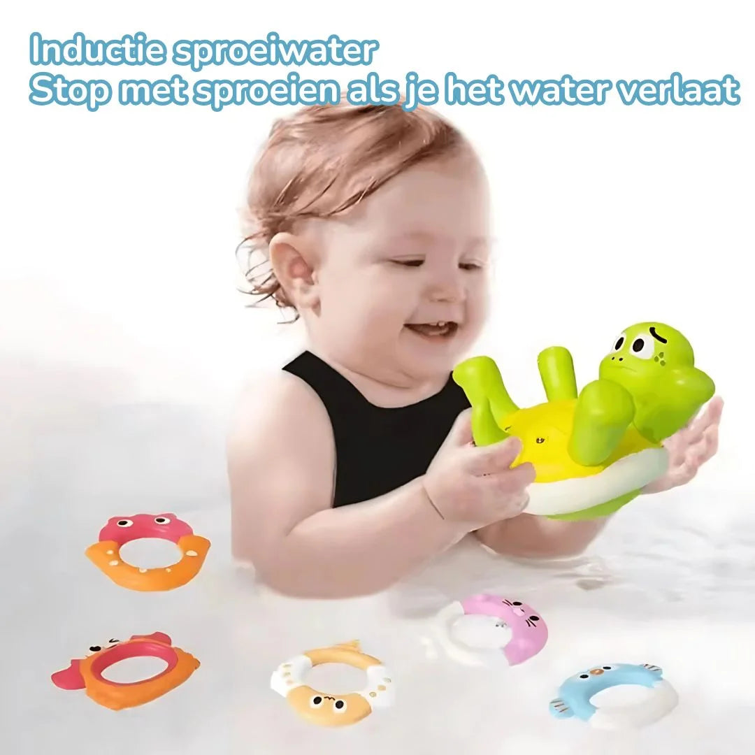 SprayShell Spinnende Schildpad Badfontein Speelgoed met Waterspray – Voor Kinderen vanaf 1,5 Jaar