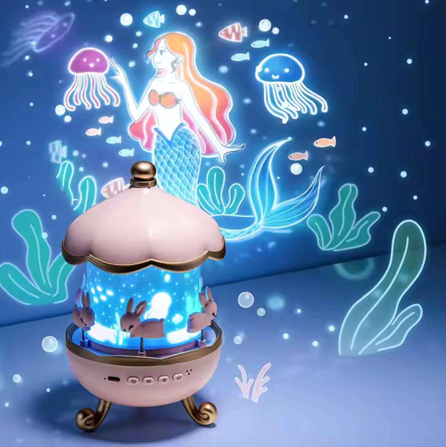 GlowGlide - Roterende droomthema projector