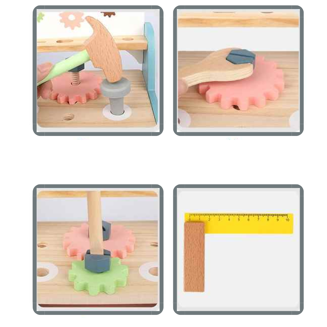 ToolTops – Houten Werkbank voor Kinderen – Bouw & Speelplezier – Vanaf 6 Jaar