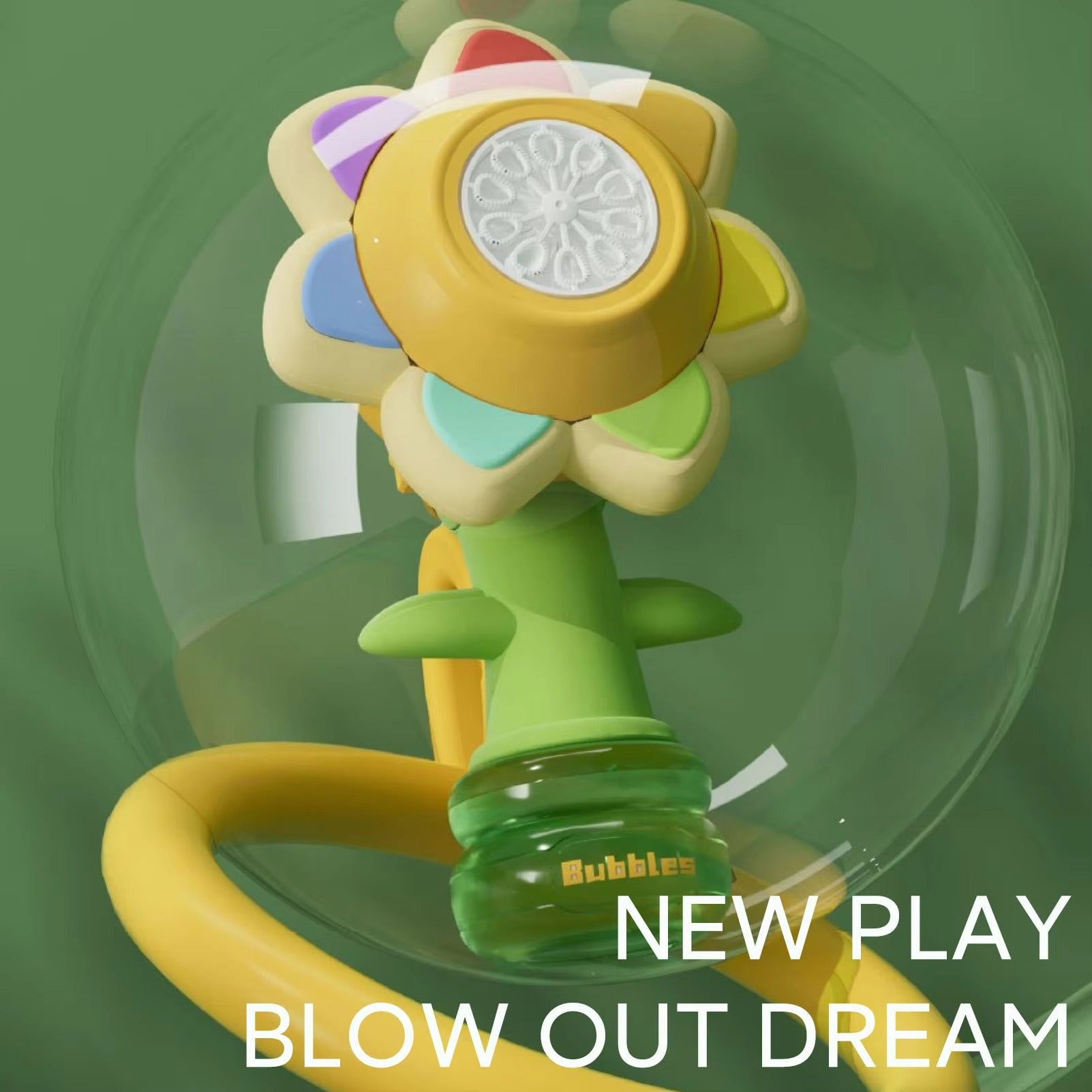 BloomBubbles Magische Bloemen Bellenblaasmachine voor Buitenplezier – Voor Leeftijd 3+