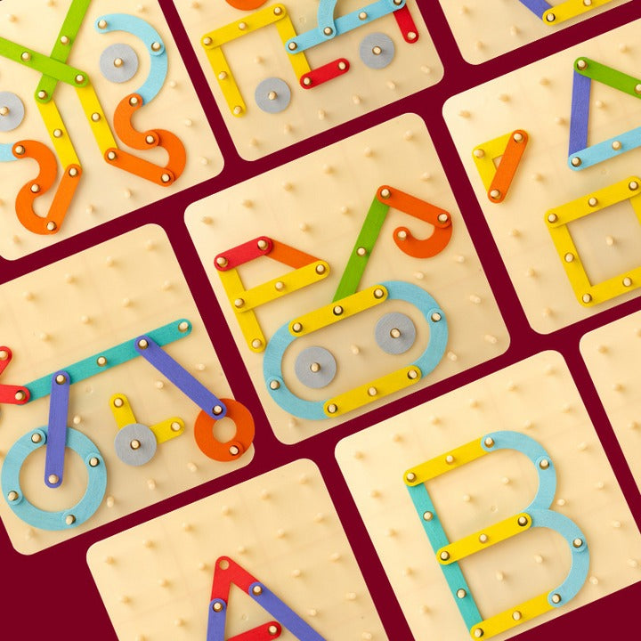 PuzzleBoard - Montessori Puzzel Spel Bord