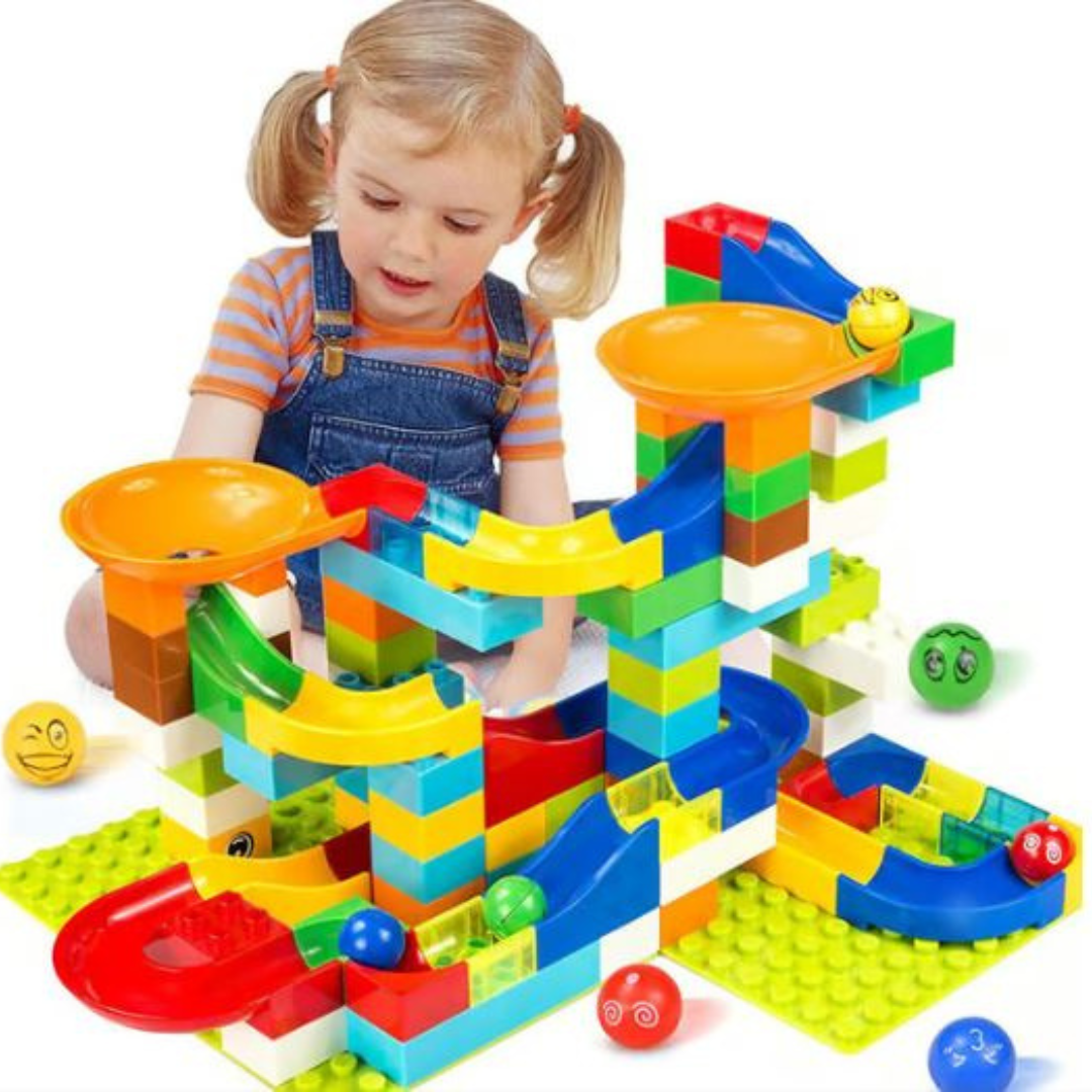 MarbleMaze - Knikker Race Run Doolhof Bal Bouwen Track