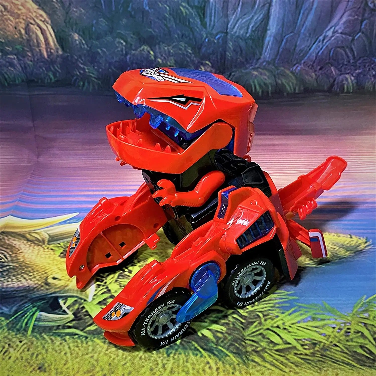 DinoBot - Transformeert van Auto naar Dino
