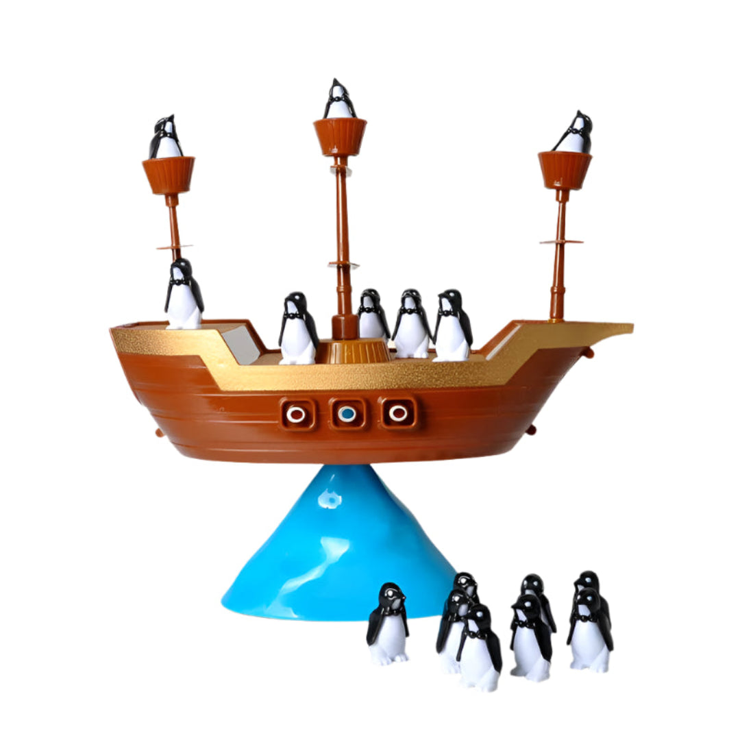 CaptainSteady - Pinguïnblok en kleuterschool bordspel