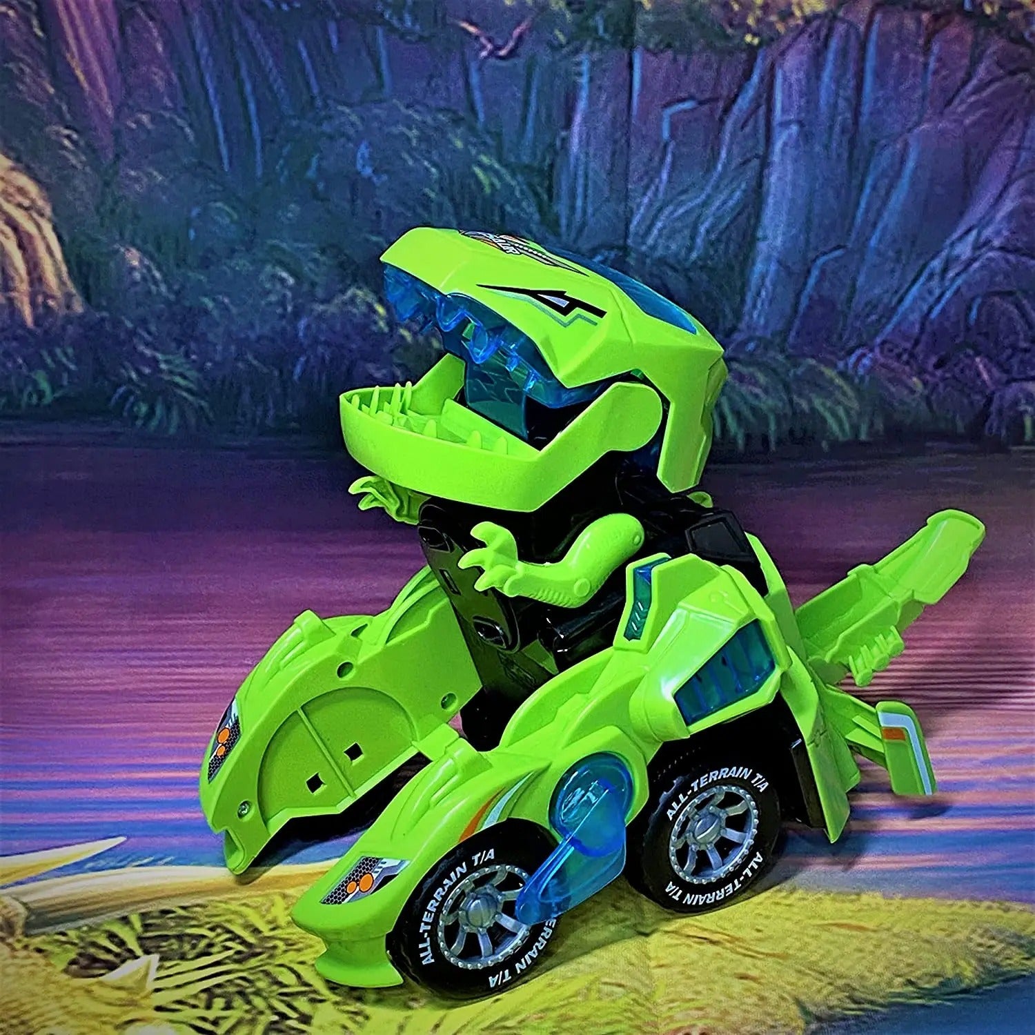 DinoBot - Transformeert van Auto naar Dino