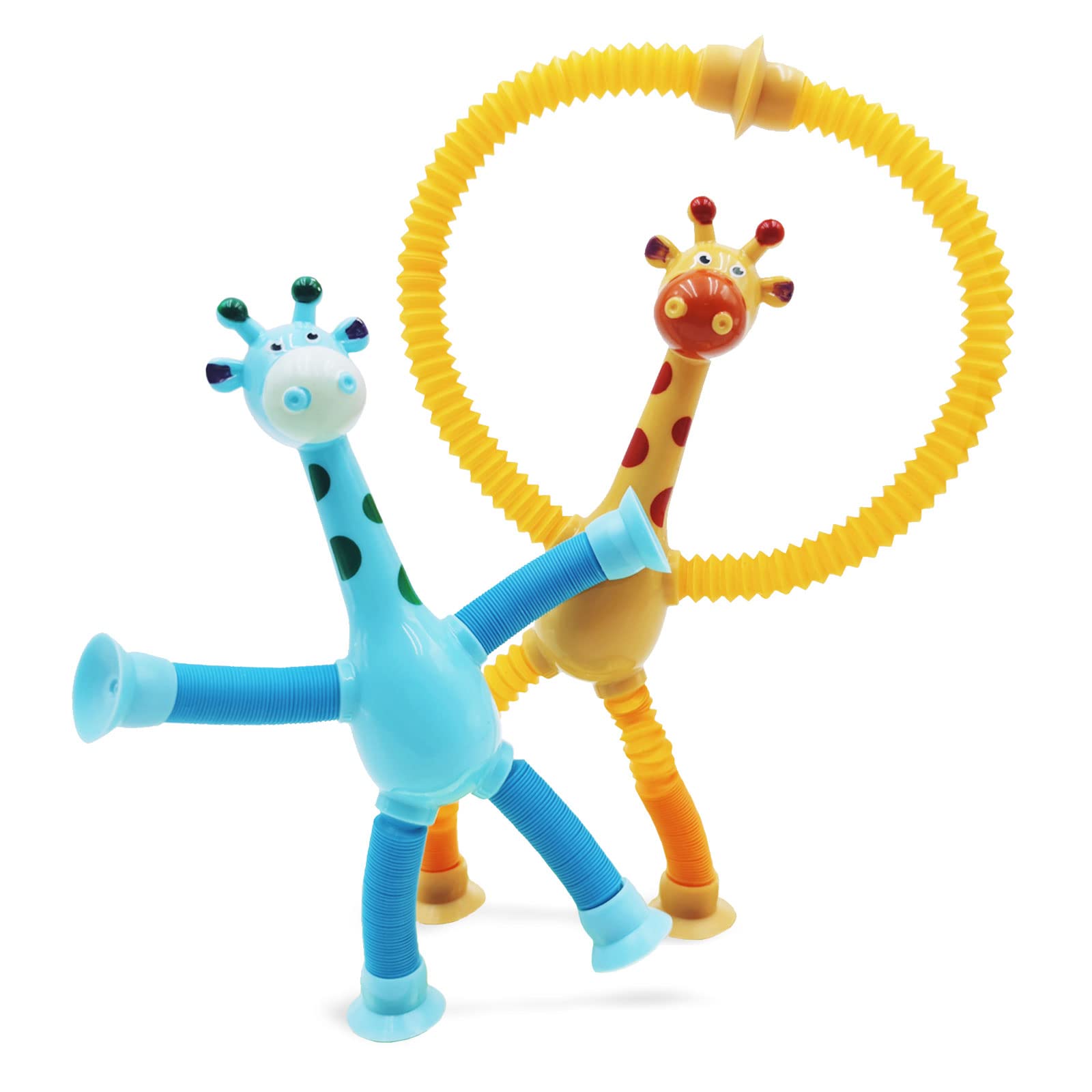 StretchyGiraffes - Telescopisch Zuignap Giraffe Speelgoed