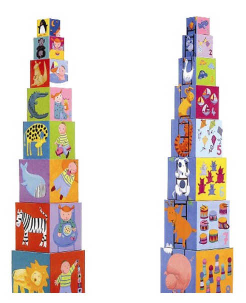 ClimbBlox – Jungle Avontuur Stapelblokken voor Kinderen vanaf 12 maanden – Ontwikkelt Balans en Coördinatie