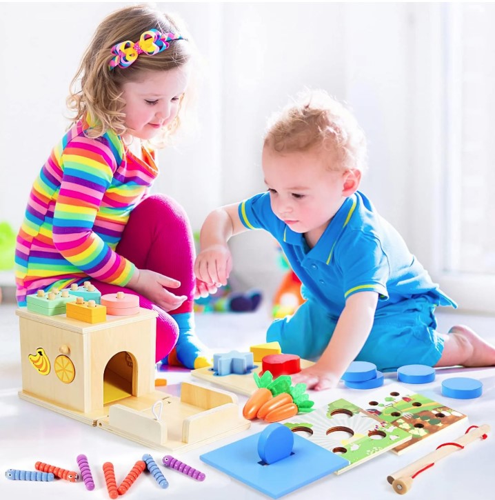 SmartStart - Educatief Montessori Speelboek – 8-in-1 Activiteiten voor Peuters | Stimuleert Motoriek & Zelfstandigheid, 1+ Jaar