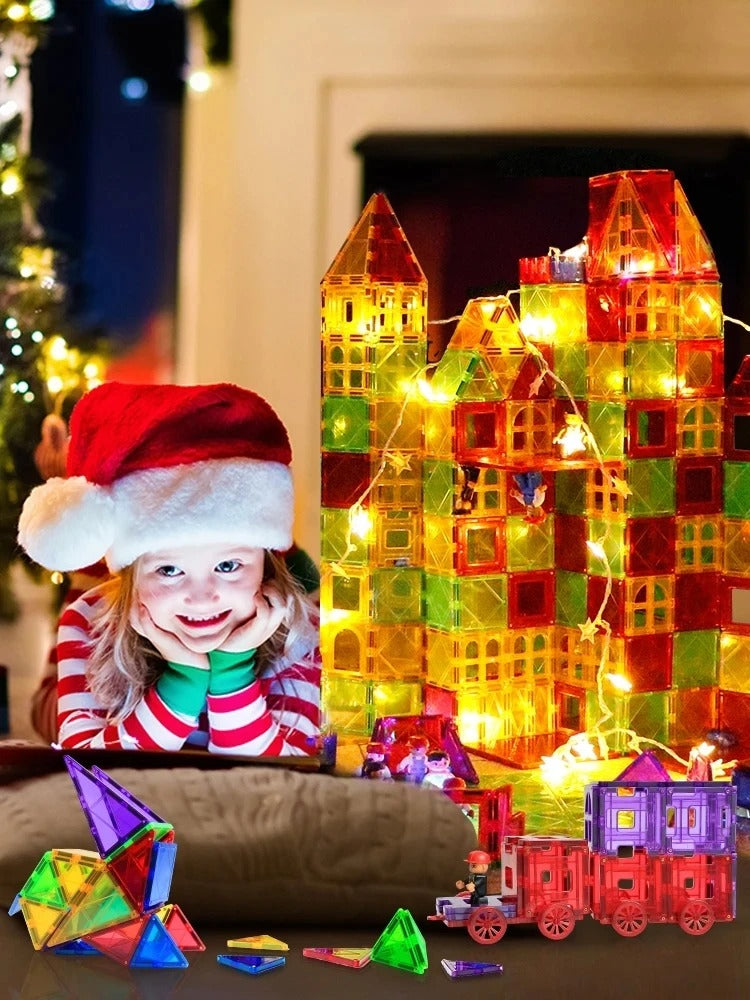 MagneTiles - Educatieve Magnetische 3D Bouwsteenset