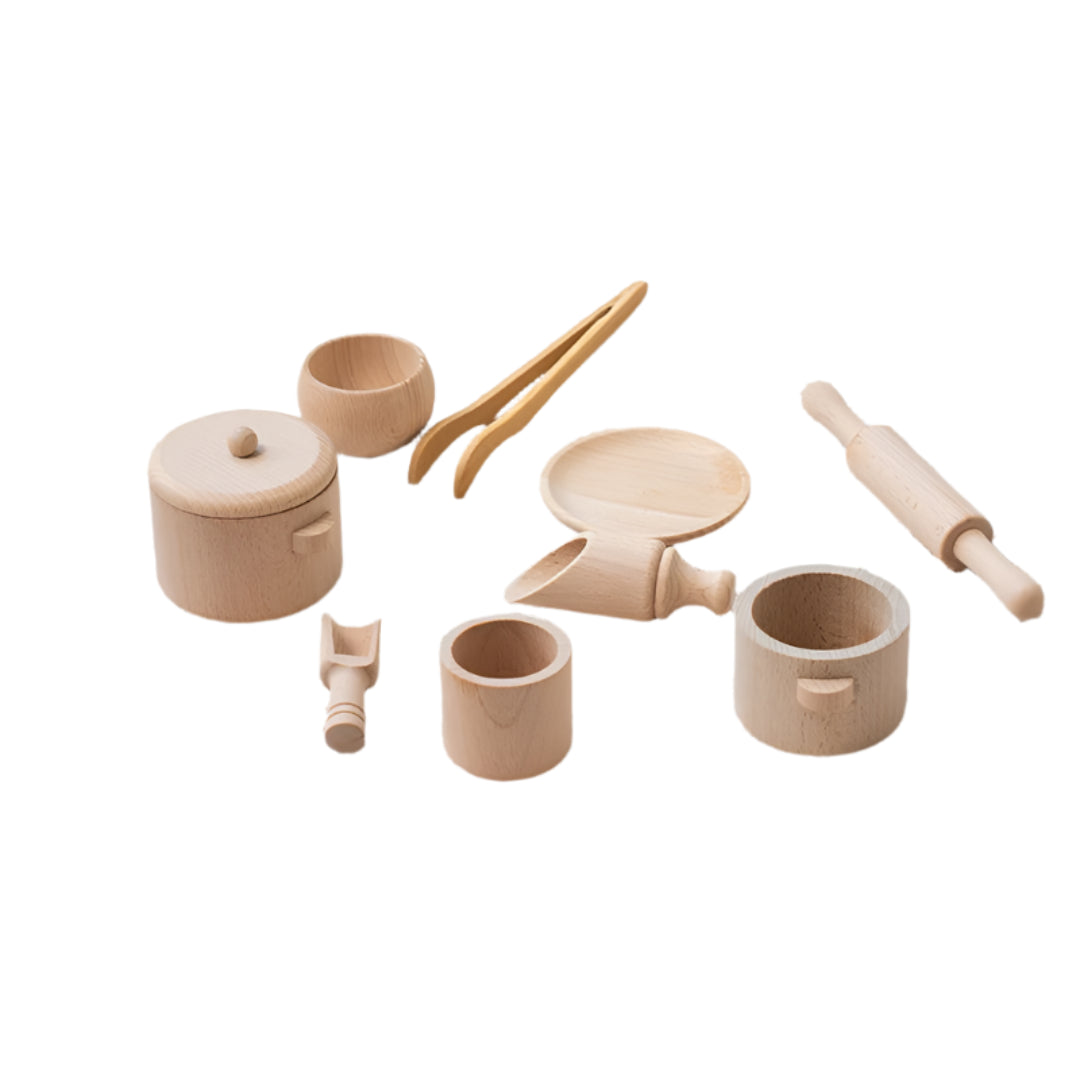 PlayPots - Houten Sensorische Bak Gereedschap