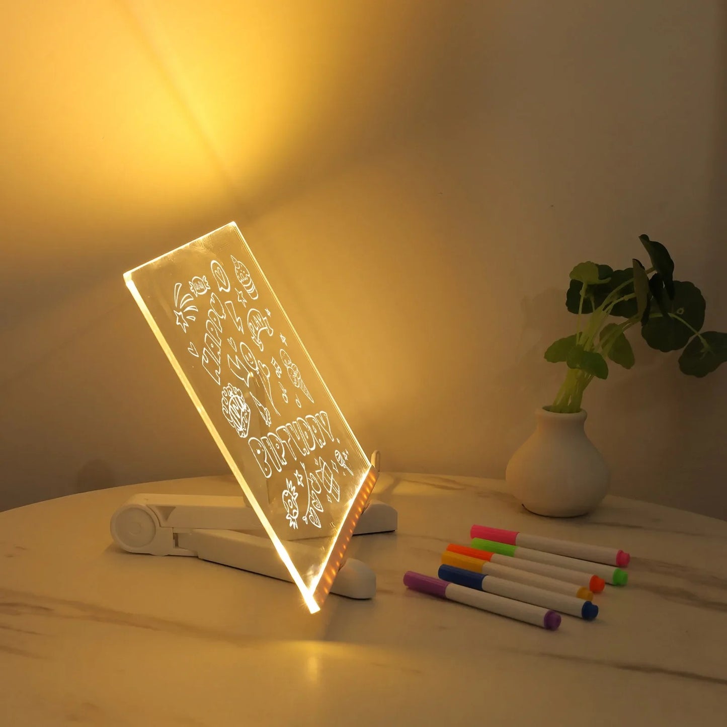 LumiBoard - Creatief Herschrijfbaar Acryl Led Bord