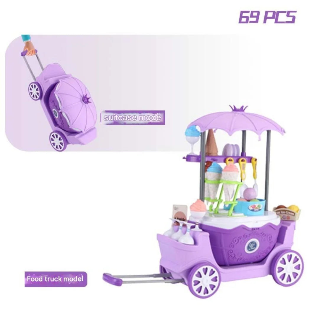 SugarStroll – Kinder Snoep- en IJskar Speelset – Rollenspel voor Peuters en Kleuters