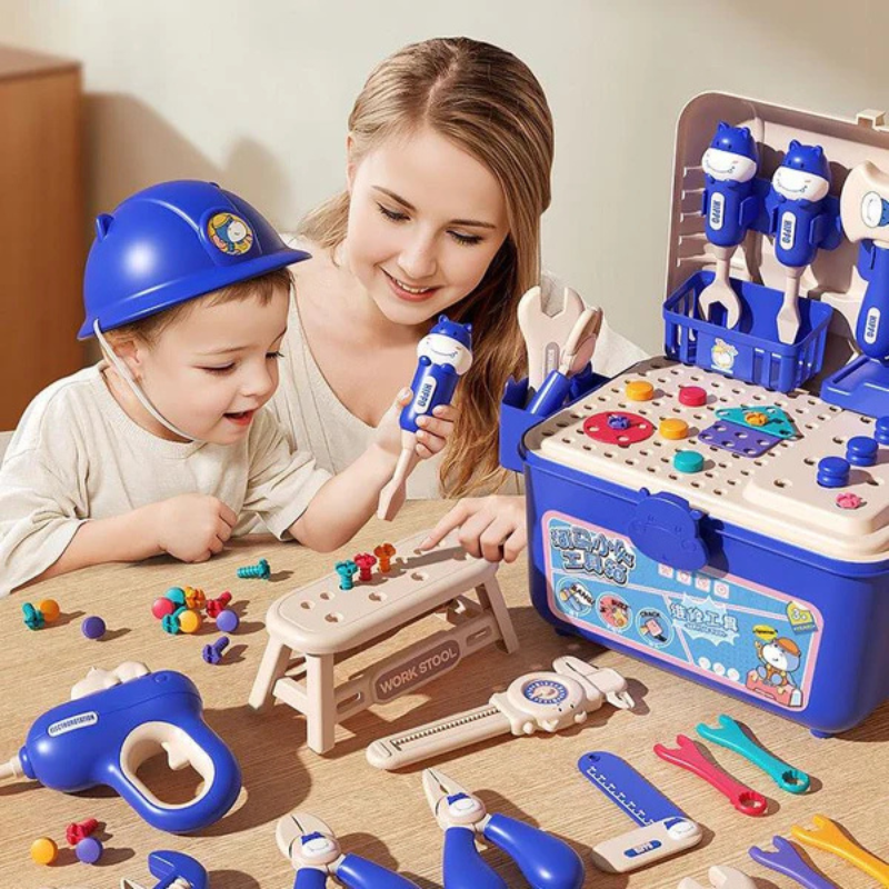 BuilderBench- Zelf spelen met echte gereedschappen voor jonge makers