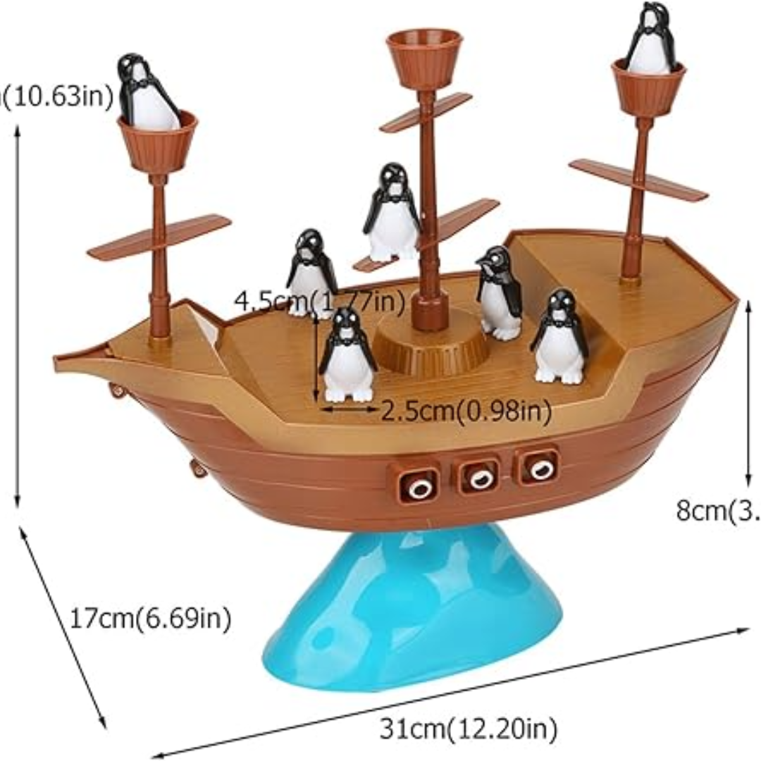 CaptainSteady - Pinguïnblok en kleuterschool bordspel