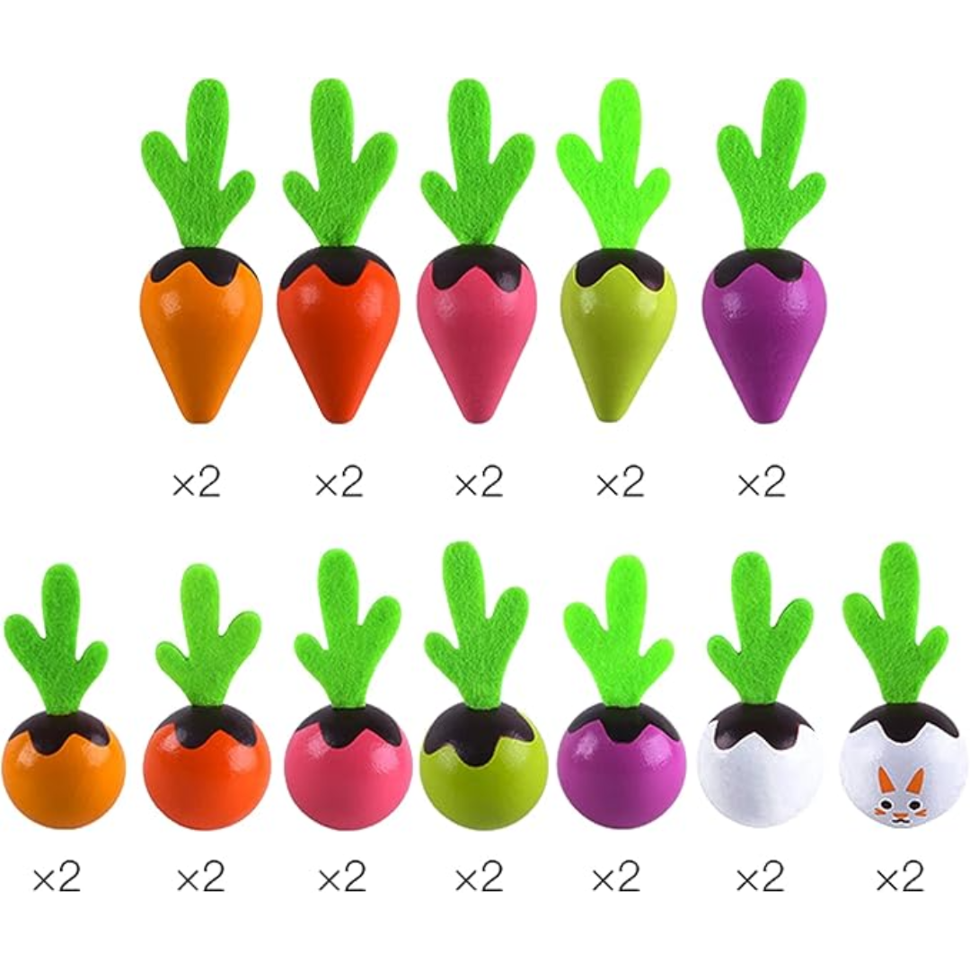 GrowGarden - Montessori Groente Speelset