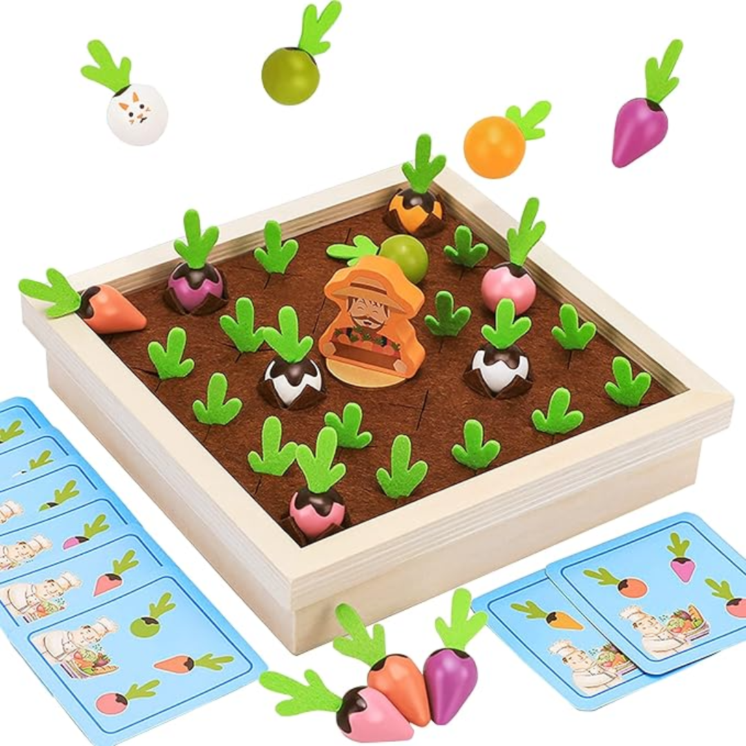 GrowGarden - Montessori Groente Speelset