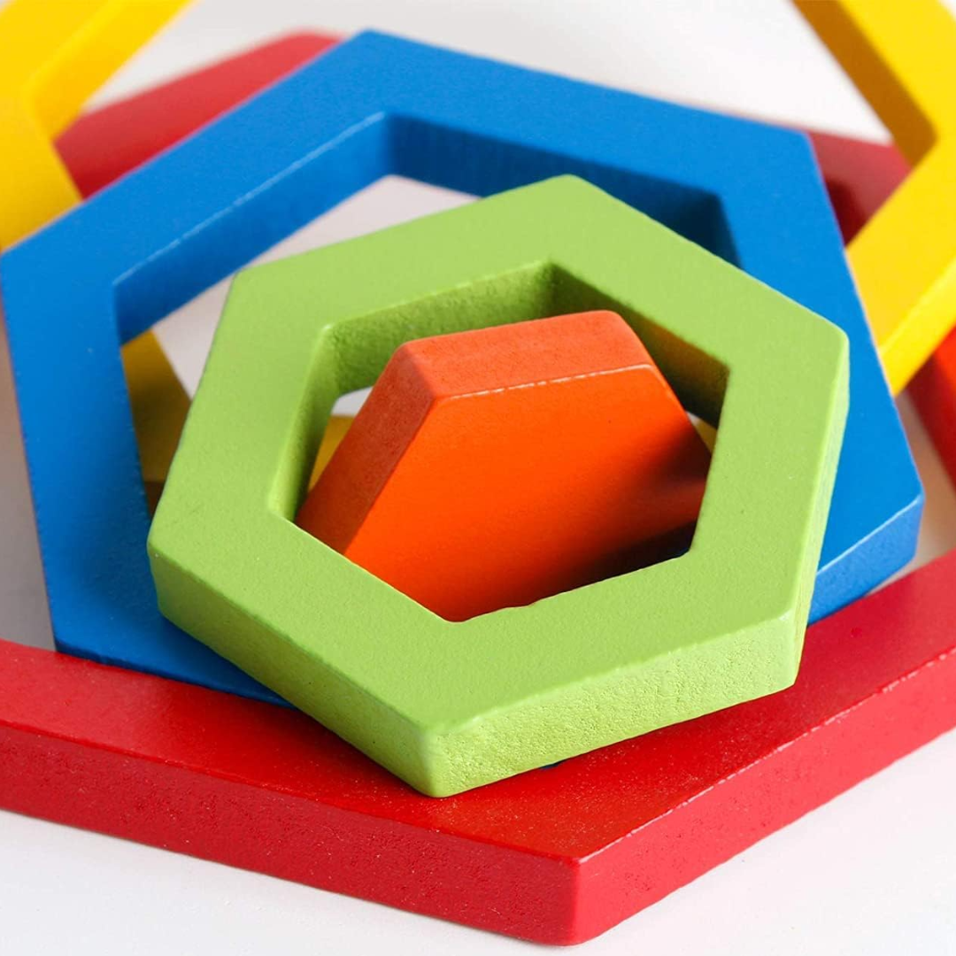 ShapeSort - Houten Montessori Puzzelspel