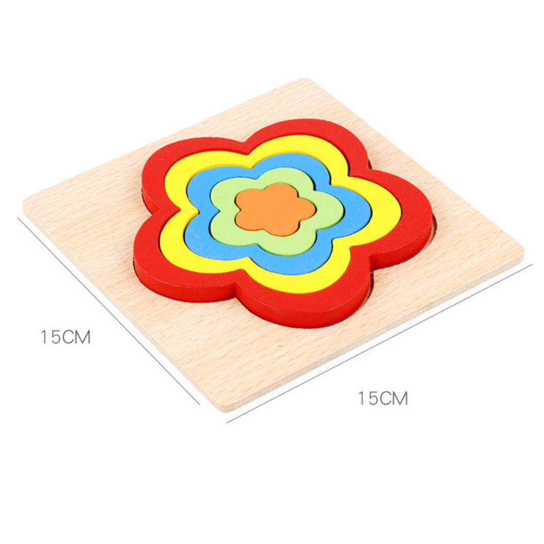 ShapeSort - Houten Montessori Puzzelspel
