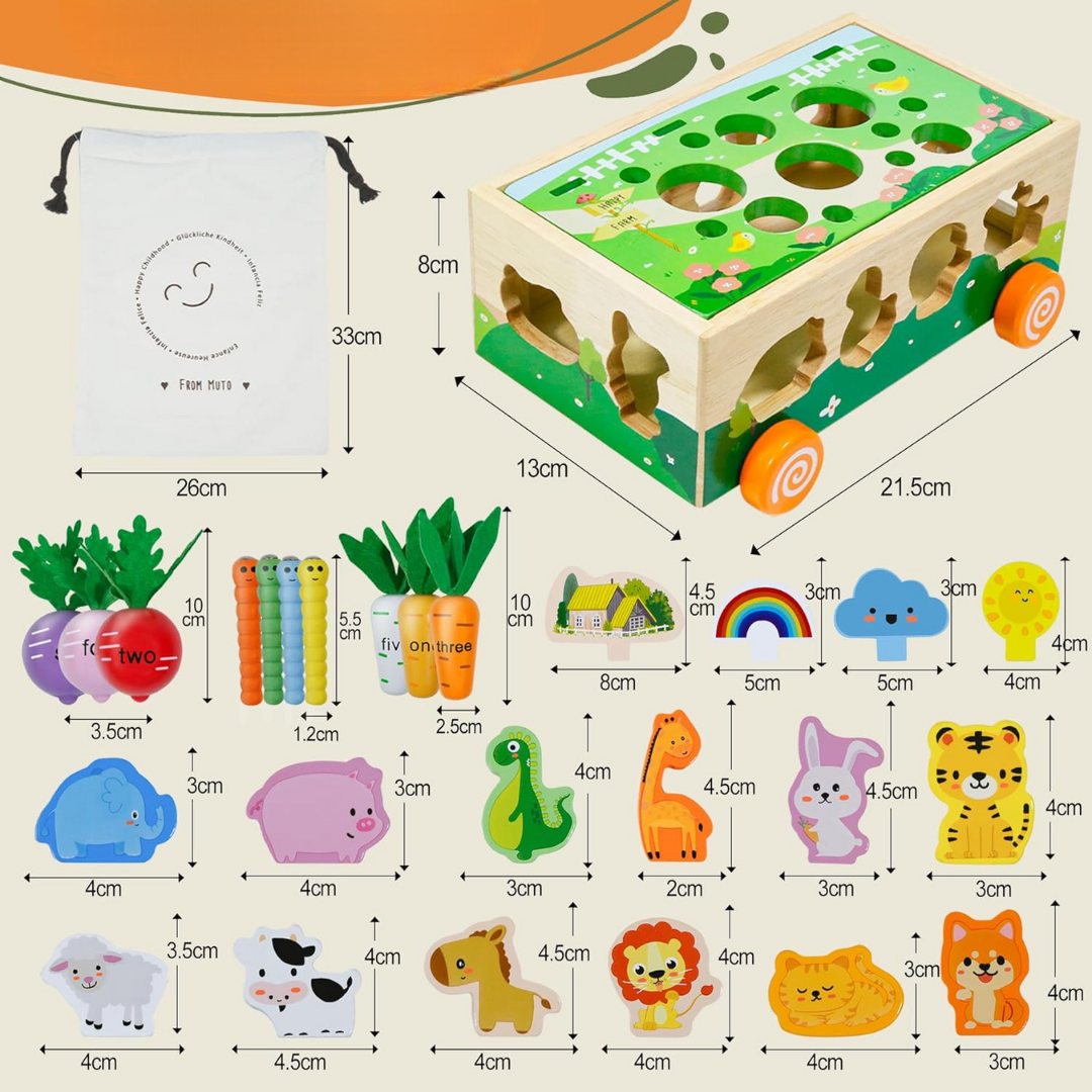 VeggieVans - Dieren- en Vormenpuzzel